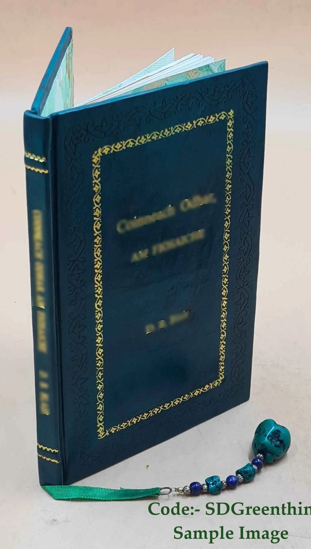 Premium Leather Bound Book Z7445
