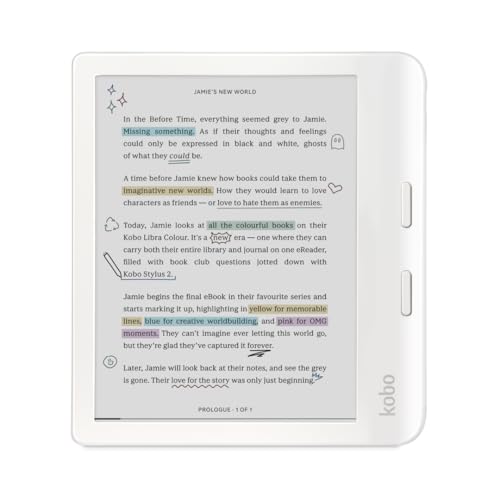 7” Glare-Free Colour E Ink Display eReader B15965