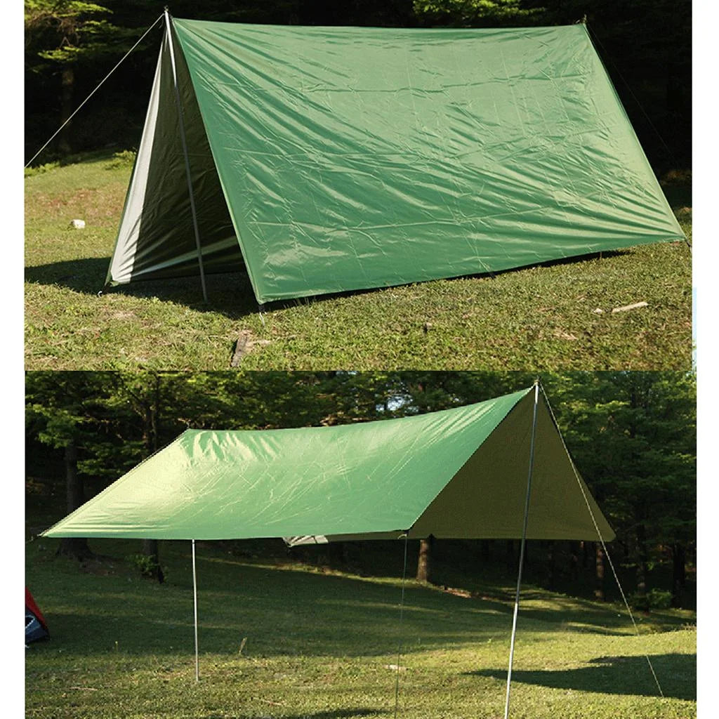Blue Green Camping Tarp Shelter D5923