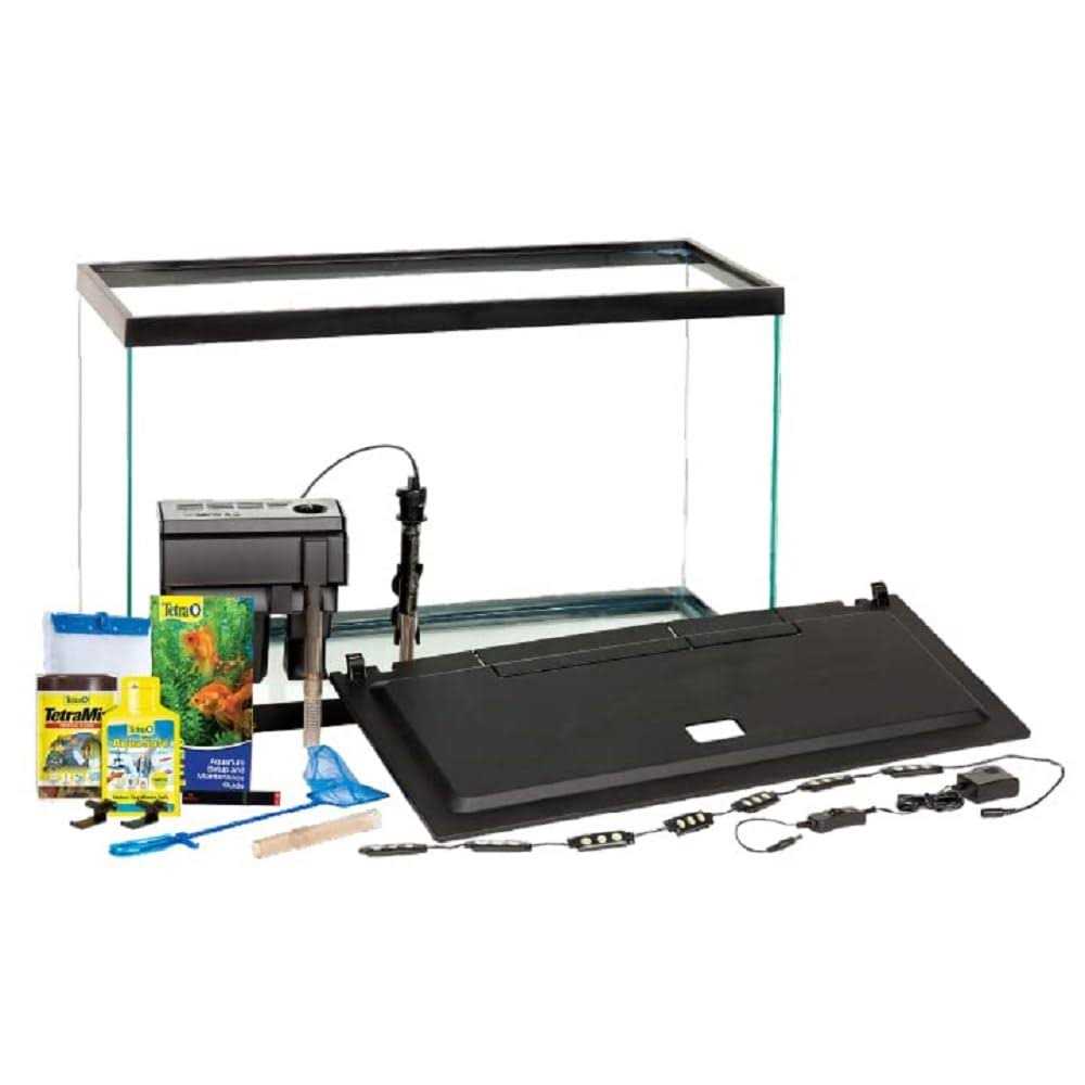 29 Gallon Glass LED Aquarium Kit U457