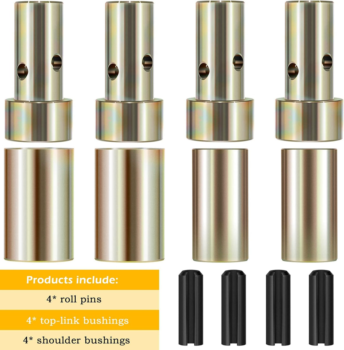 Quick Hitch Bushing Kit Heavy Duty Steel Pack of Two Sets C897