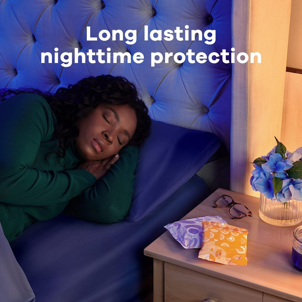 72 Count Unscented Overnight Pads with Wings F267