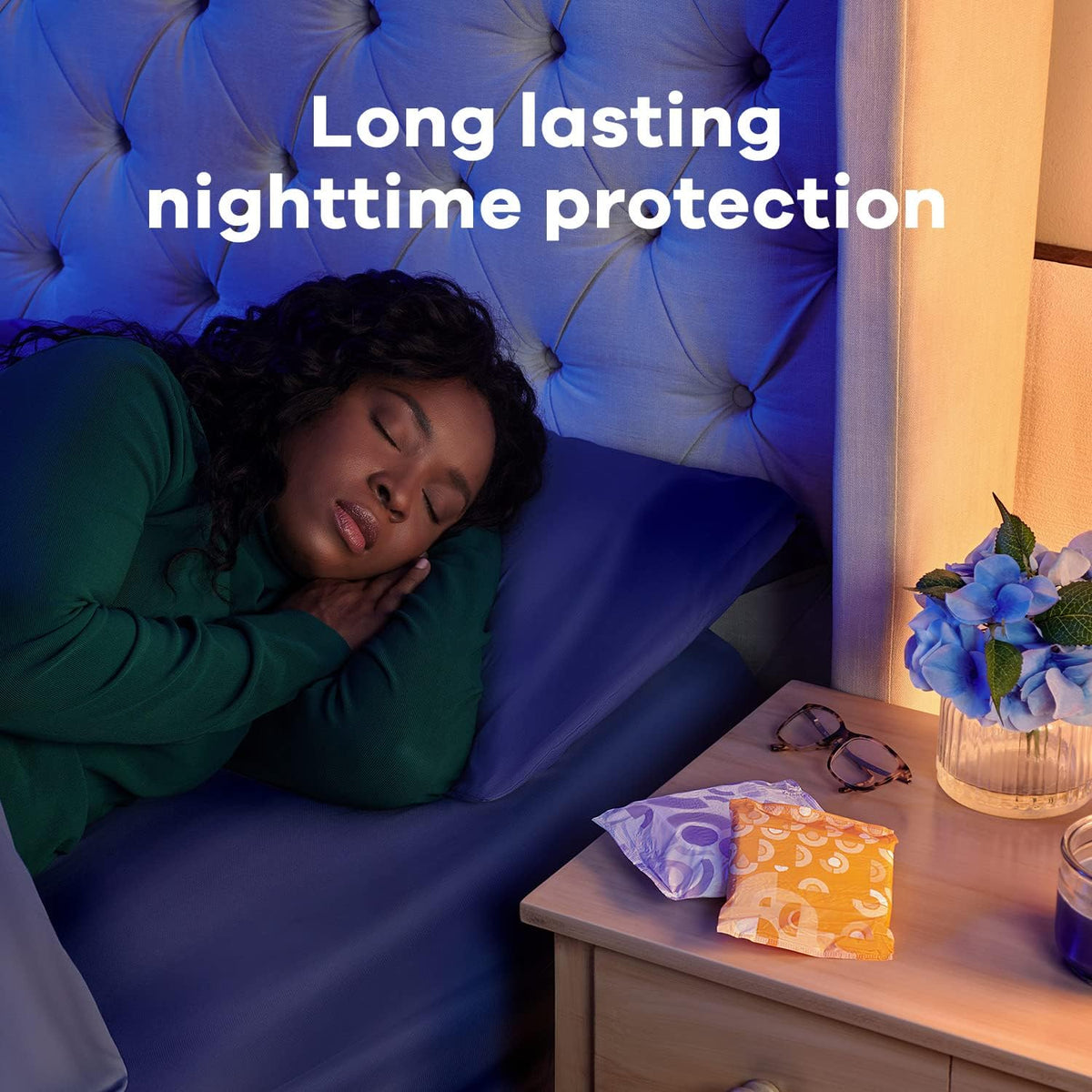 72 Count Unscented Overnight Pads with Wings F267