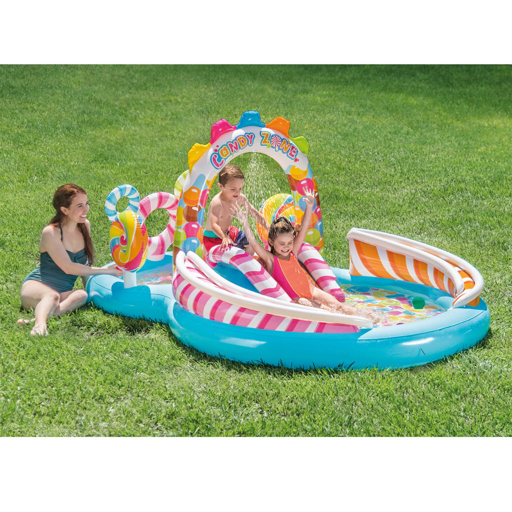 9ft x 51in Kids Inflatable Pool with Electric Air Pump R599670