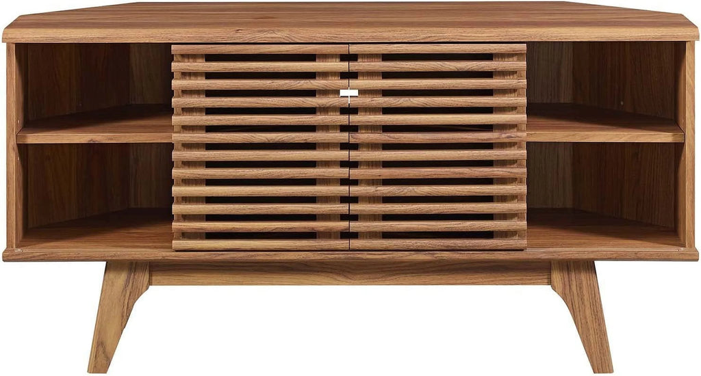 Mid-Century Modern Corner TV Stand Q902264