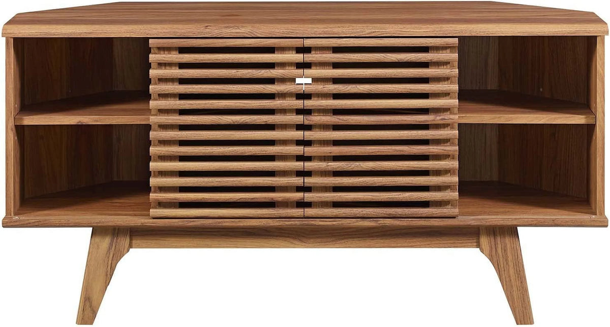 Mid-Century Modern Corner TV Stand Q902264