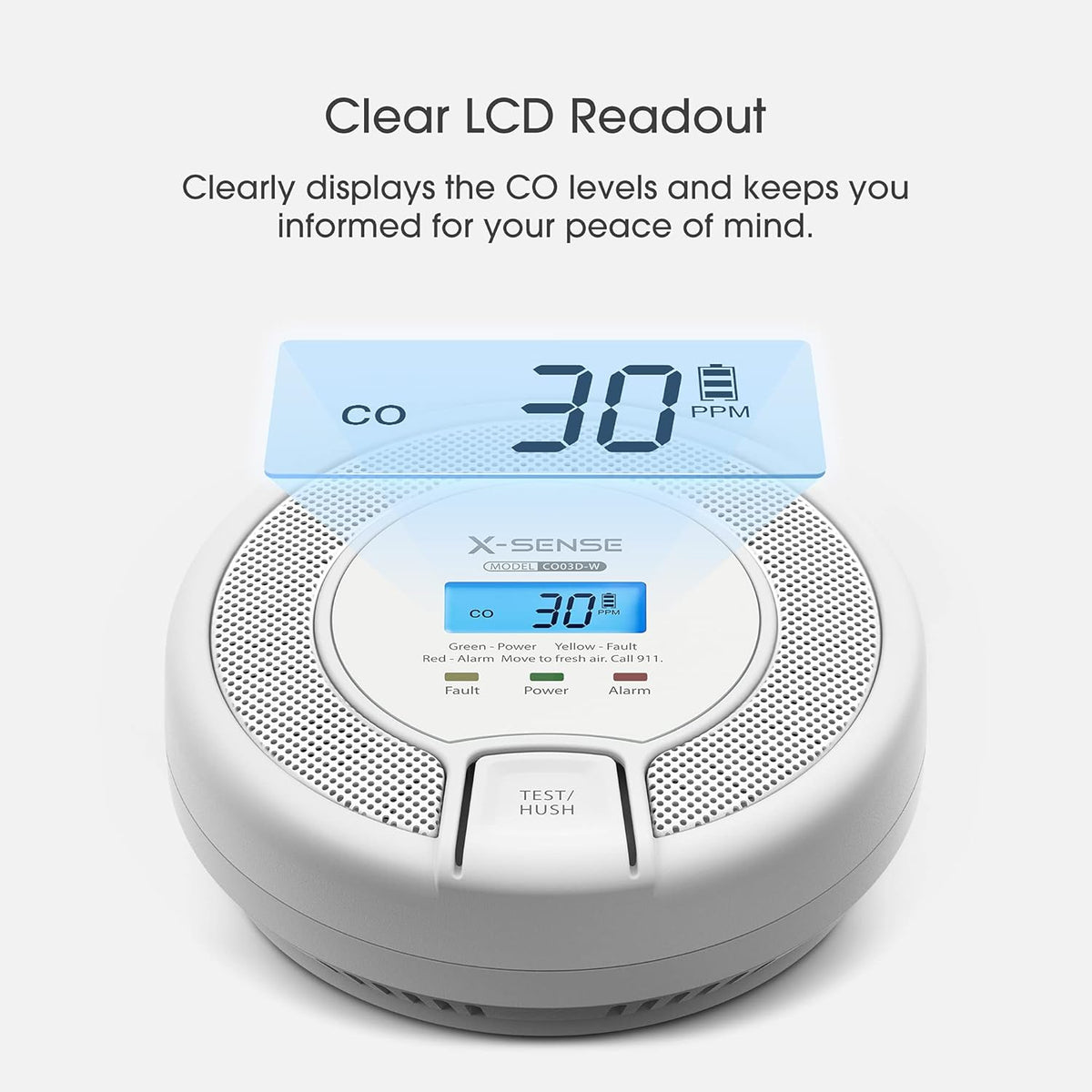 Wireless Interconnected Carbon Monoxide Detector, Pack of 2 Q783