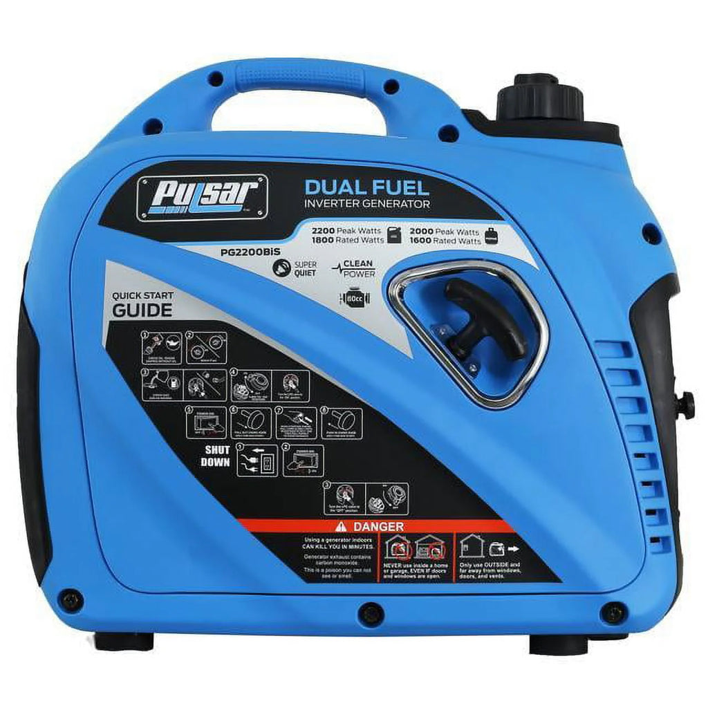 2200W Portable Dual Fuel Inverter Generator S7316