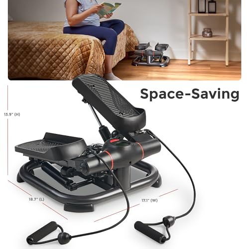 2-in-1 Power Stepper with Resistance Bands O9309