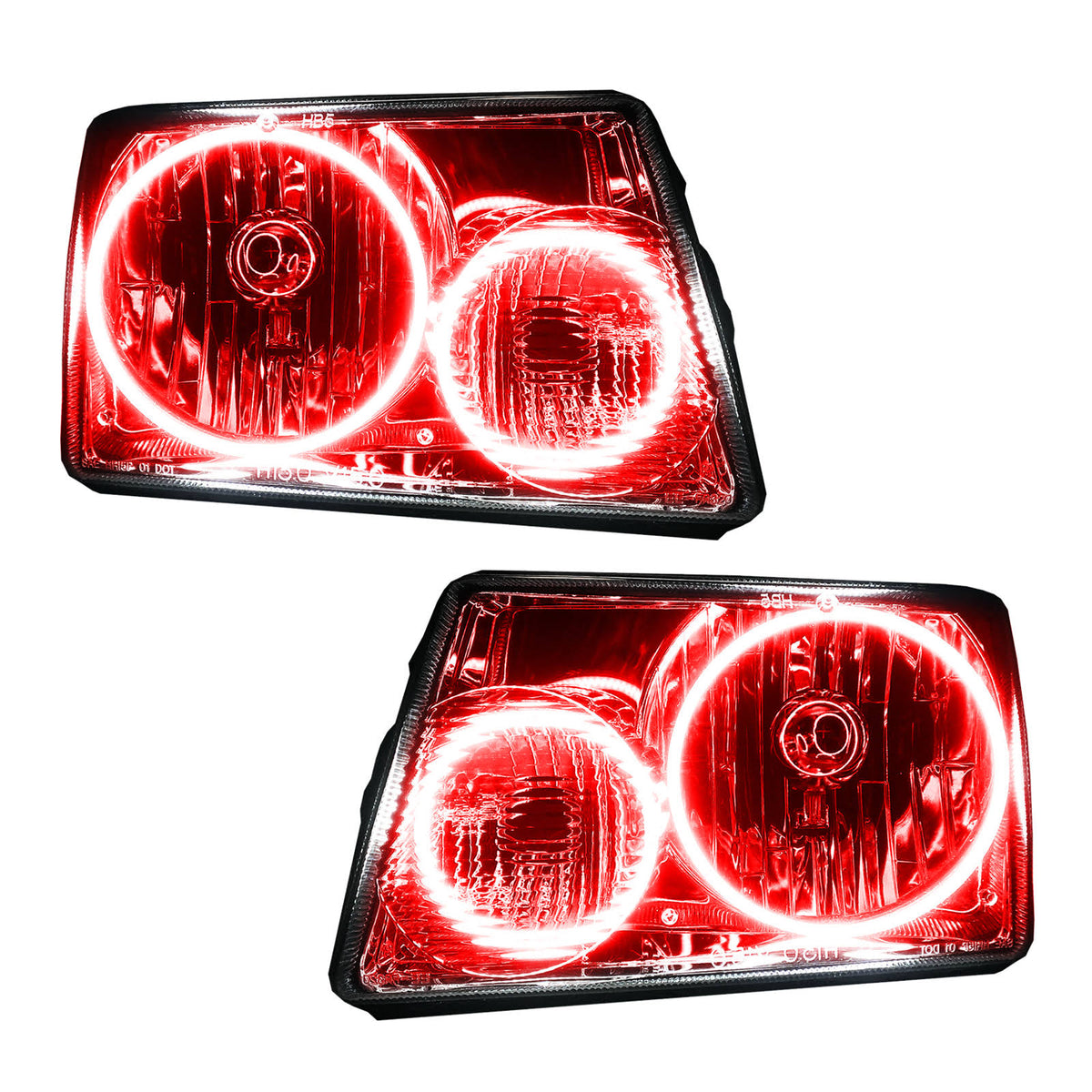 Red Halo Headlights for Ford Ranger H872123