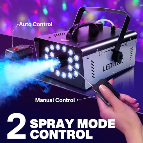 1200W Fog Machine with 18 Lights R3395