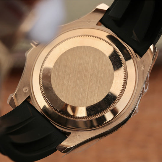 Golden Diamond Dial Rubber Strap 40mm Q9067
