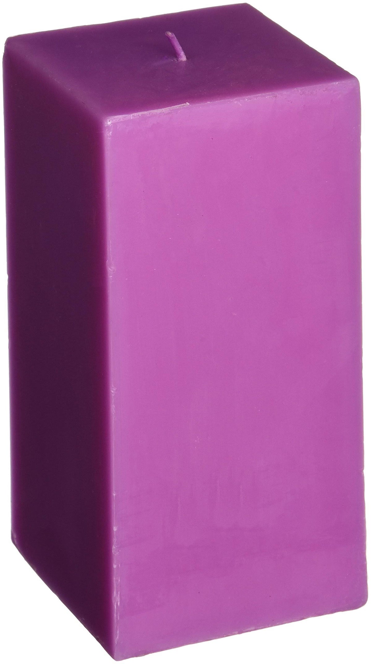 Purple Square Pillar Candle E41084
