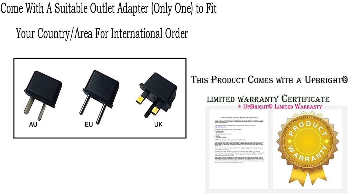 Adapter for Digital Scales Power Supply Cord Q900292