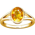 Yellow Sapphire Pukhraj Gemstone Panchdhatu Ring C829
