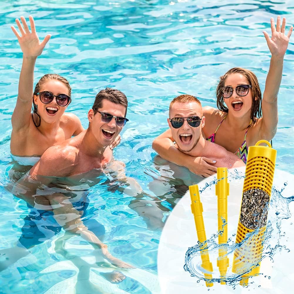 Spa Mineral Stick 4 Pack Hot Tub Filter with 4 Months Lifetime Cartridge Universal (Yellow) Pack of 2 Q254