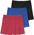 Women's 14" Pleated Tennis Skorts Golf Skirt High Waisted Athletic Running Casual Shorts with Pockets T818177