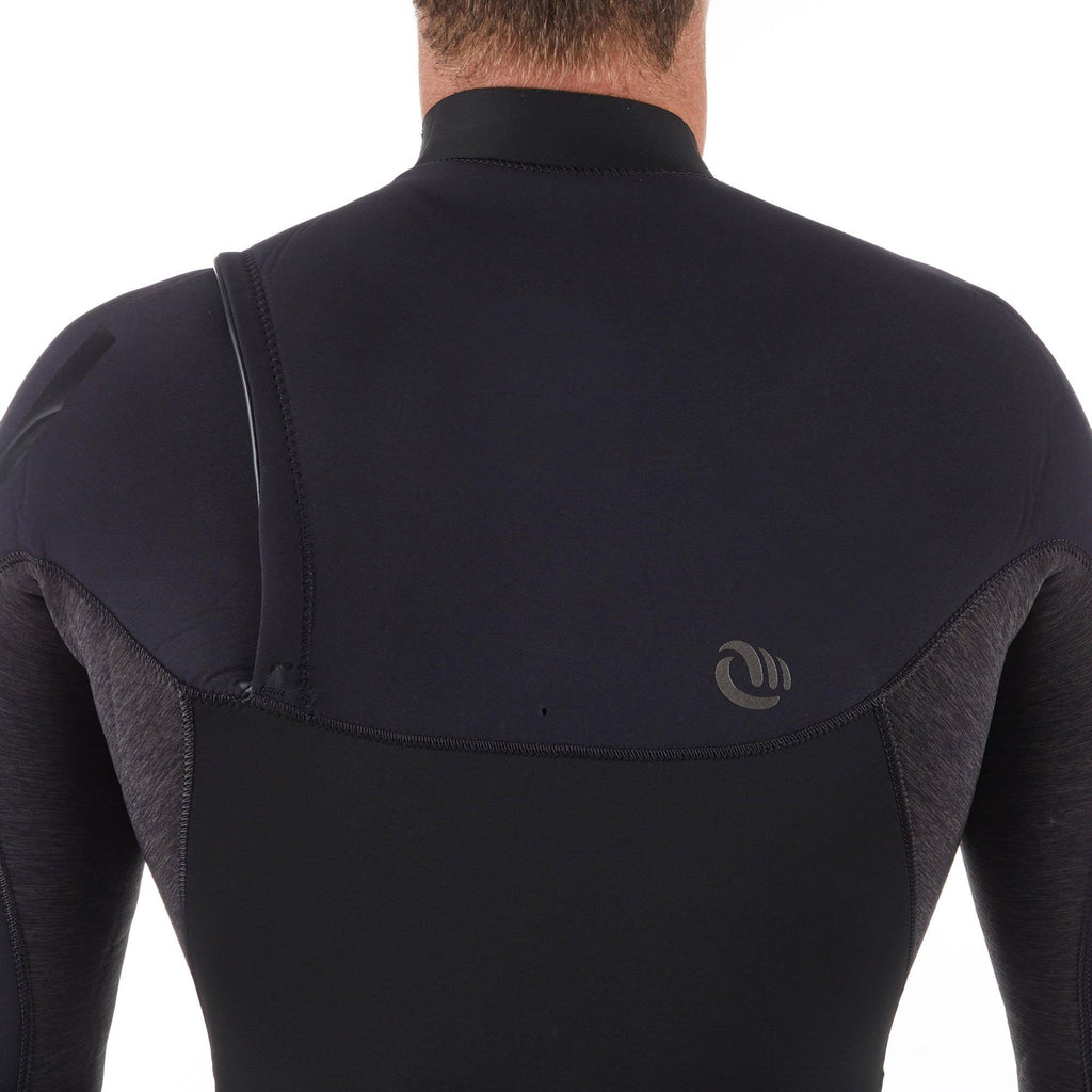 Black 4/3 mm Neoprene Surfing Wetsuit I2874