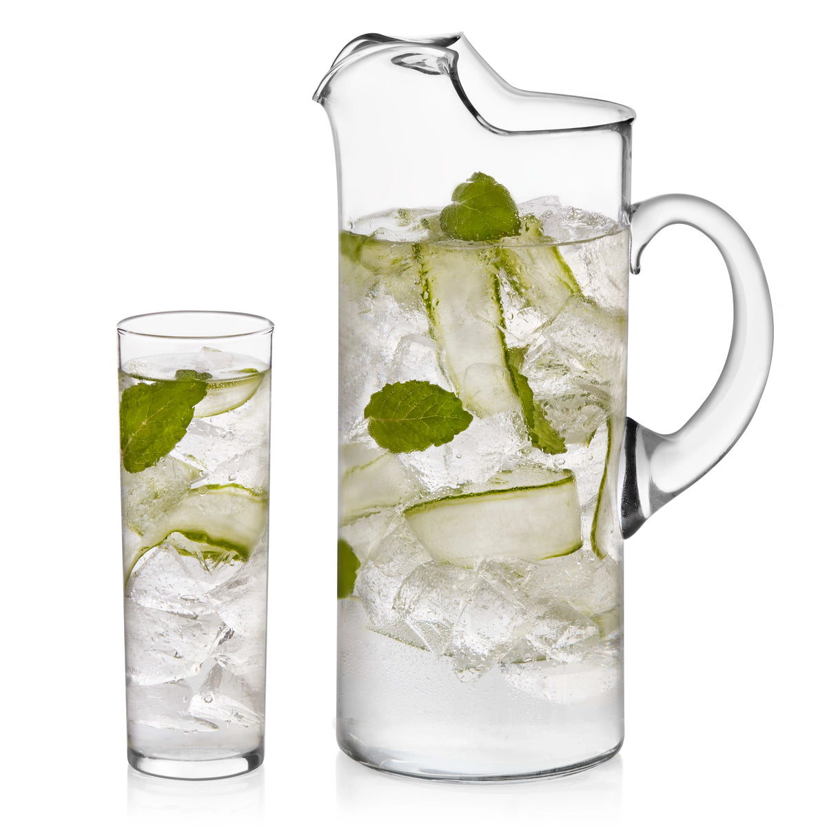 6 Highball Glasses and Pitcher Set O413108