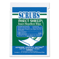 Insect Repellent Wipes, 8 x 10, White, 100/Carton O47483
