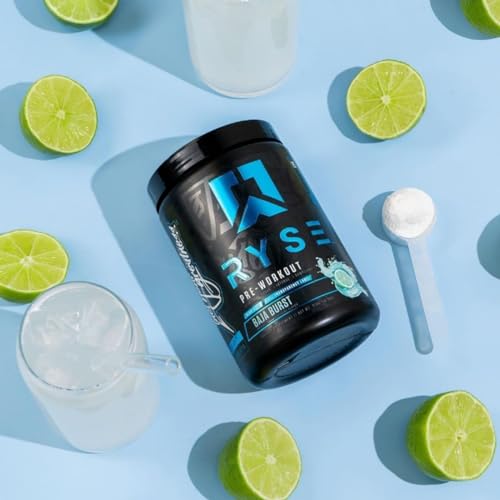 25 Servings Pre Workout with Caffeine (Baja Burst) V693025