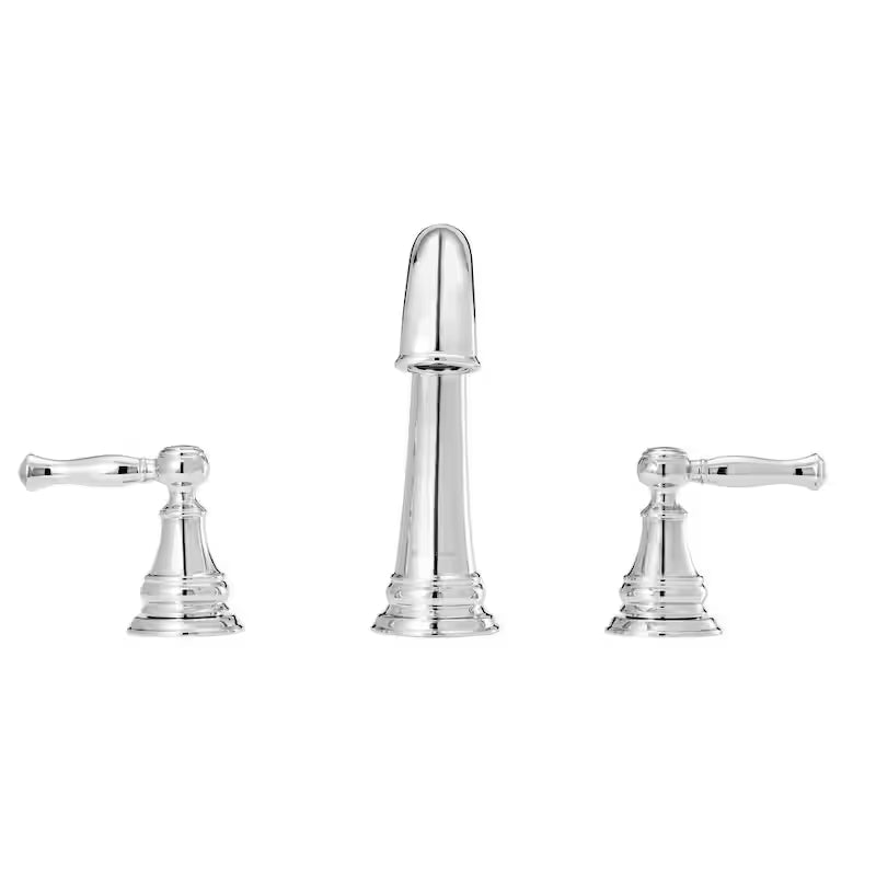 8 in. Widespread Double-Handle High-Arc Bathroom Faucet Polished Chrome C872425
