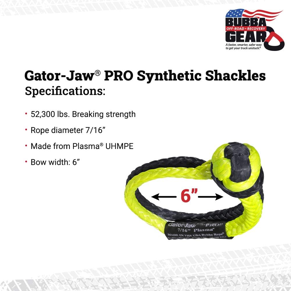 Green Pack of 2 Synthetic Tow Shackle K597552