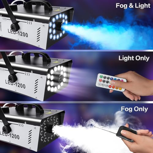 1200W Fog Machine with 18 Lights R3395