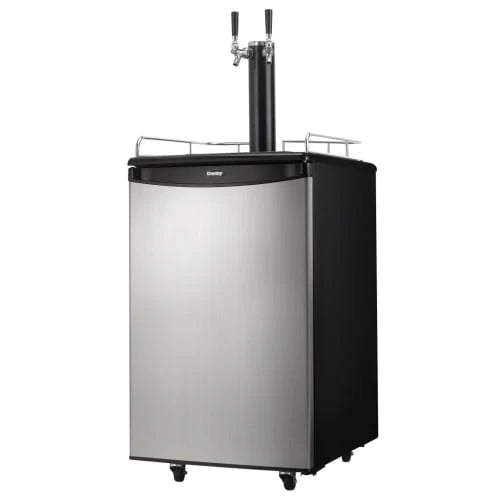 5.4 cft Single Tap Keg Cooler in Stainless Q699