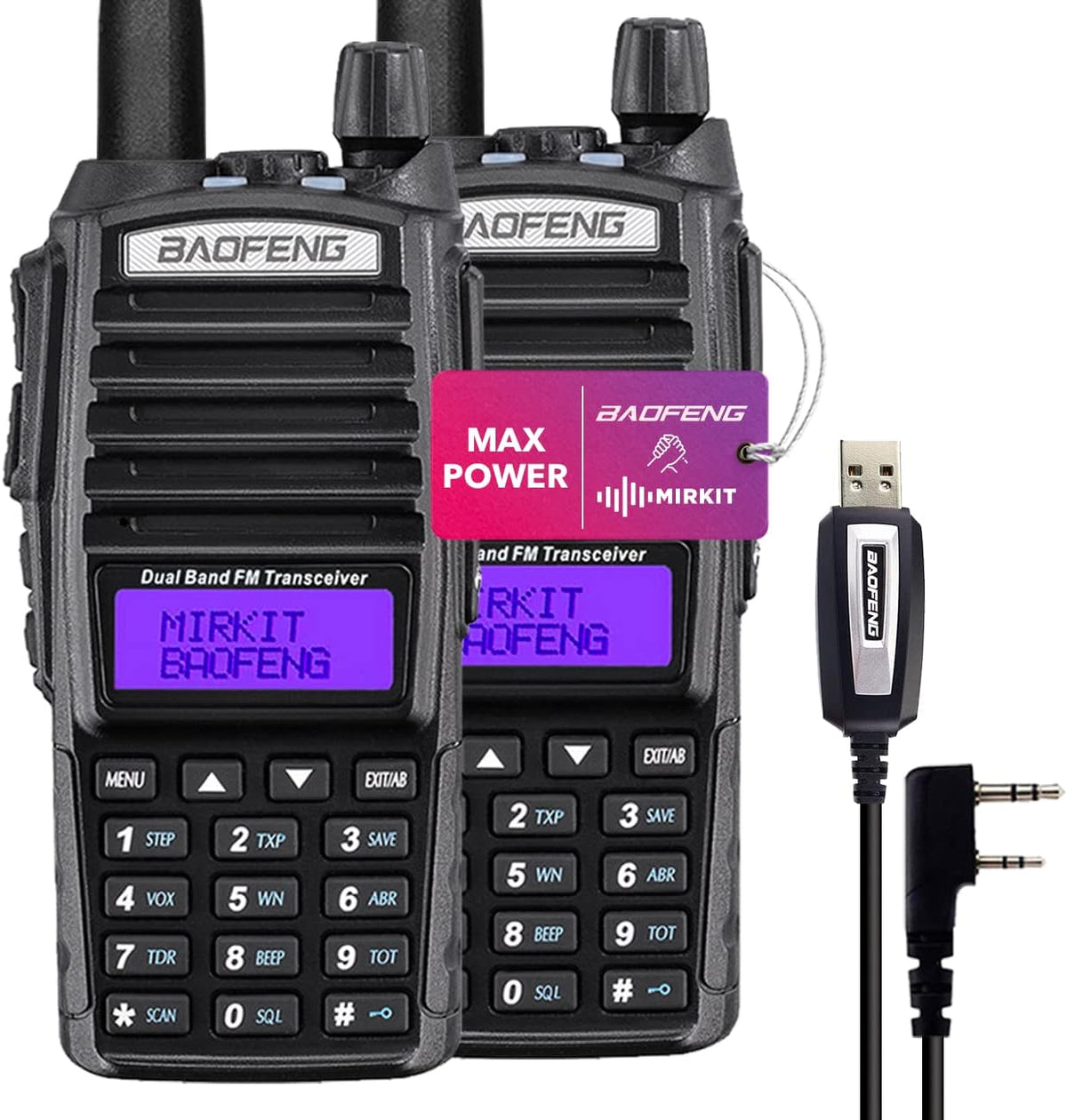 8 Watt Two Way Radio Pack of 2 L613398