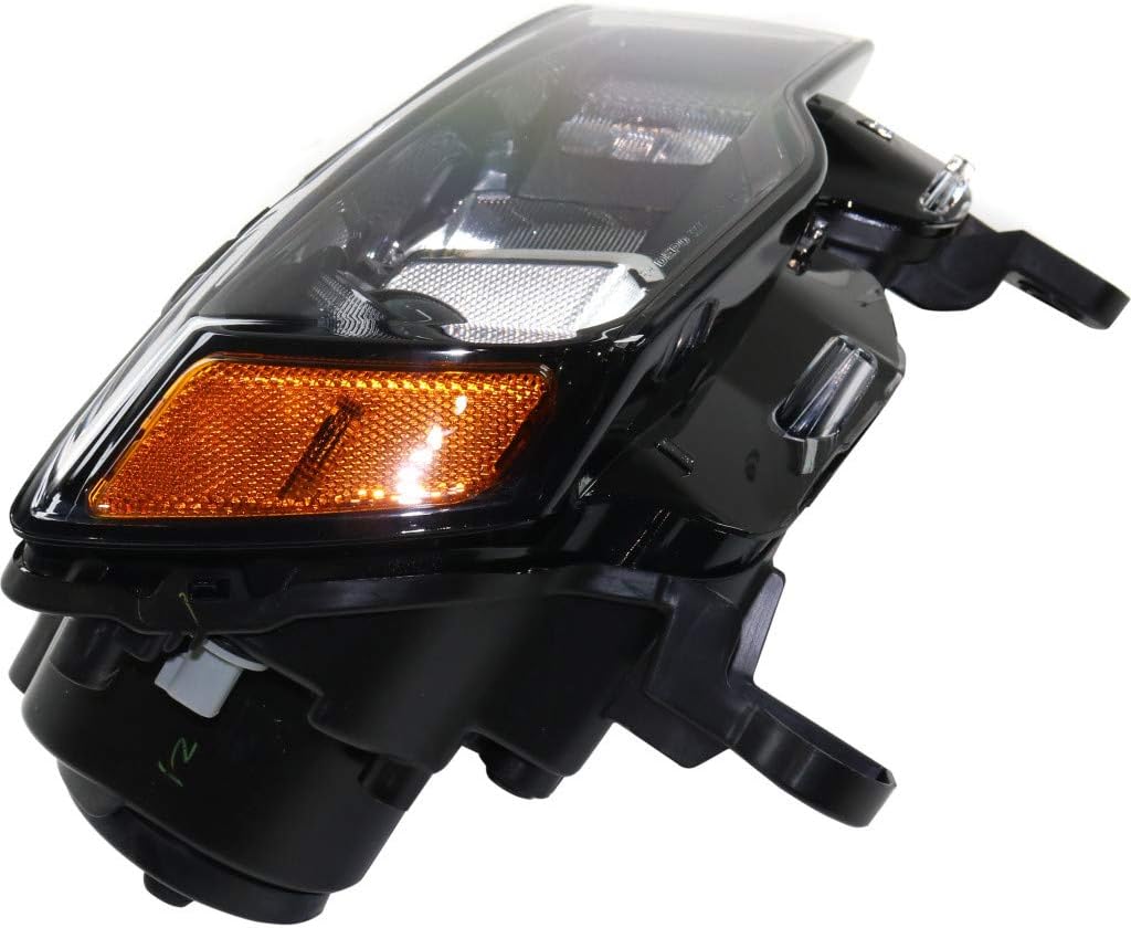 Jeep Grand Cherokee Passenger Side Black Bezel Halogen Headlight Assembly C186016