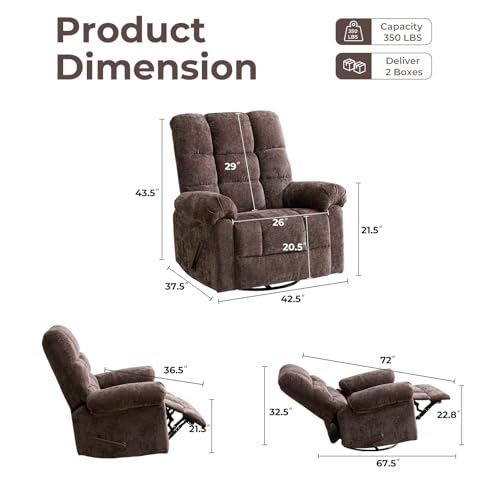 Beige Oversized Power Lift Recliner Chair with Massage and Heat X300