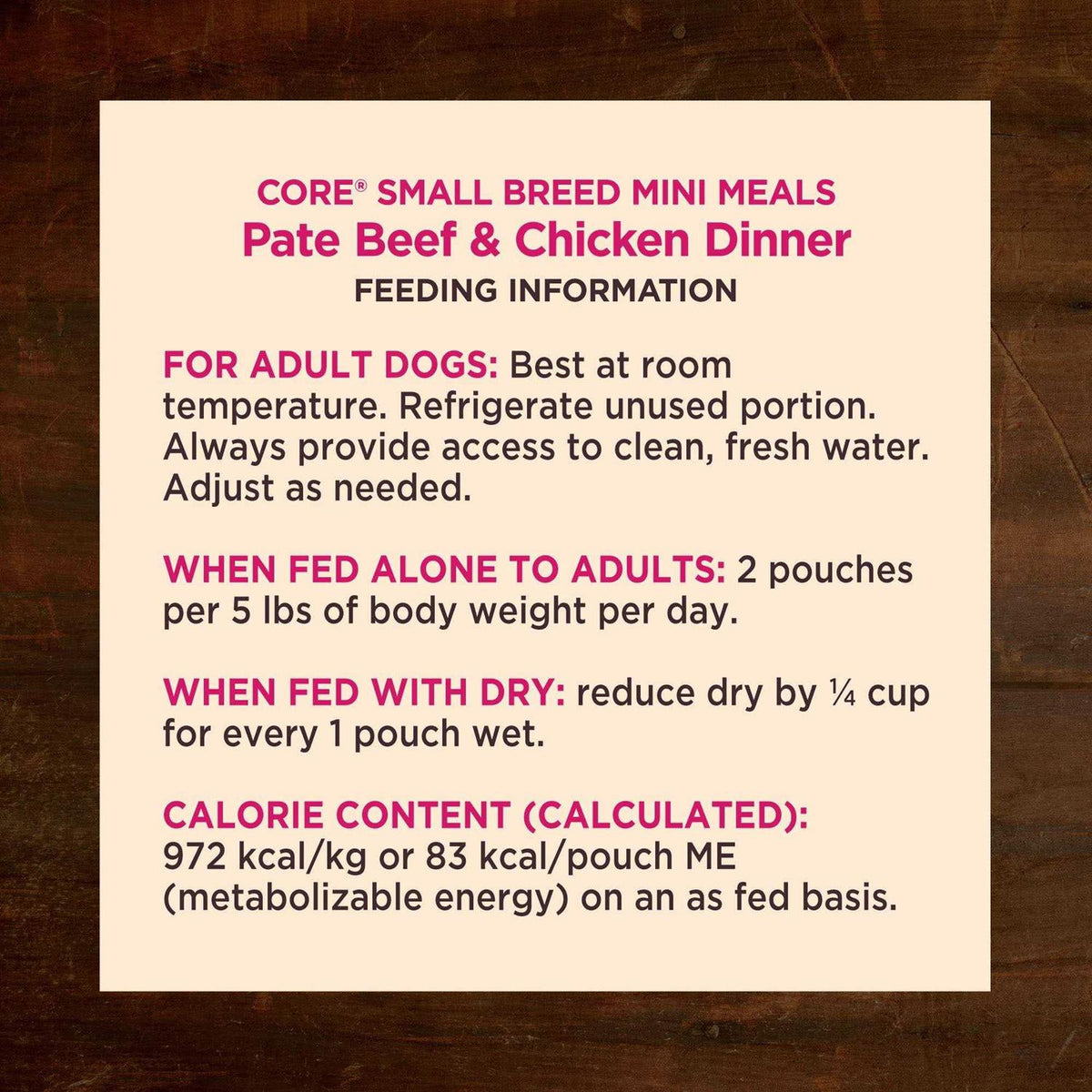 Grain Free Small Breed Wet Dog Food S2601