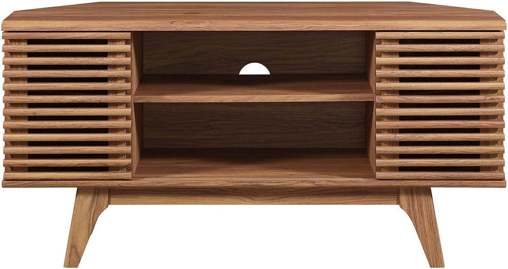 Mid-Century Modern Corner TV Stand Q902264