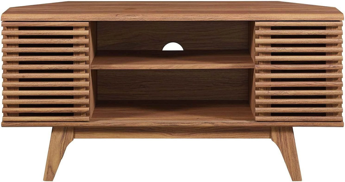 Mid-Century Modern Corner TV Stand Q902264