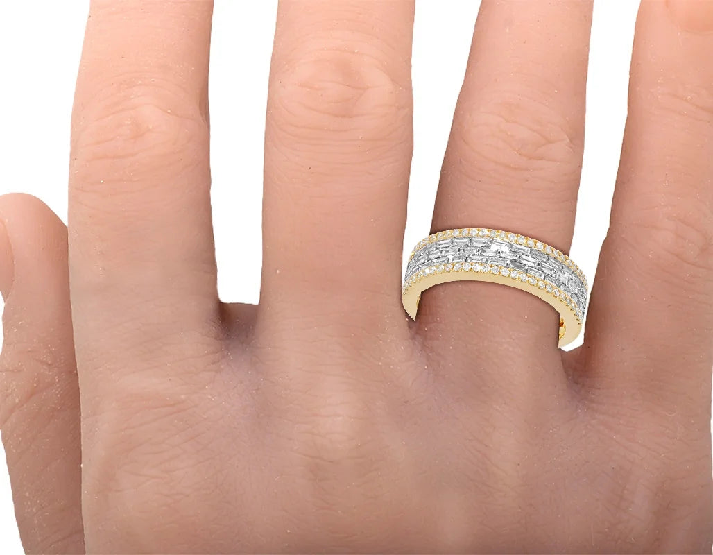 1.2CT Diamond Ring 14k Yellow Gold A216