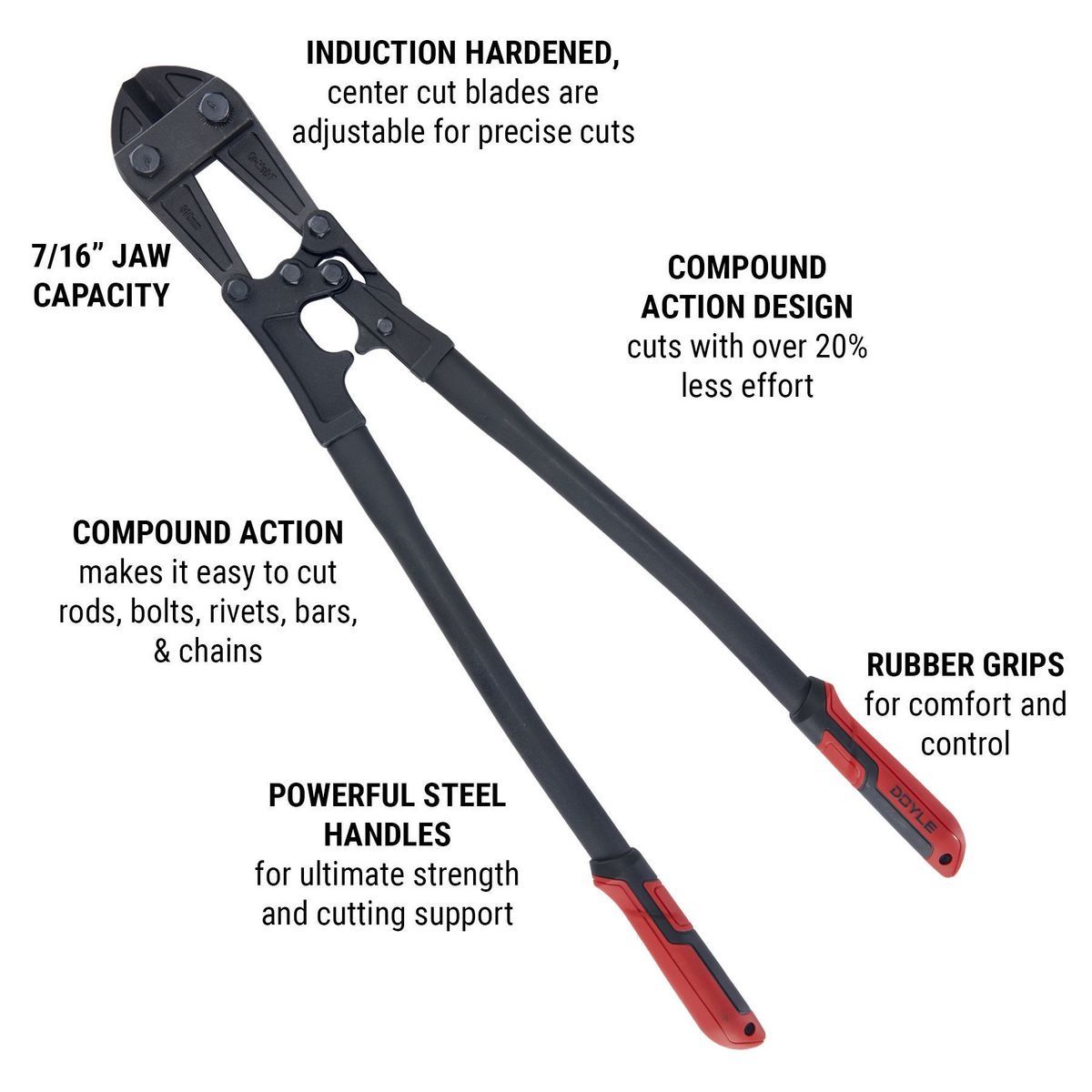 24 in. Compound Bolt Cutter Q558