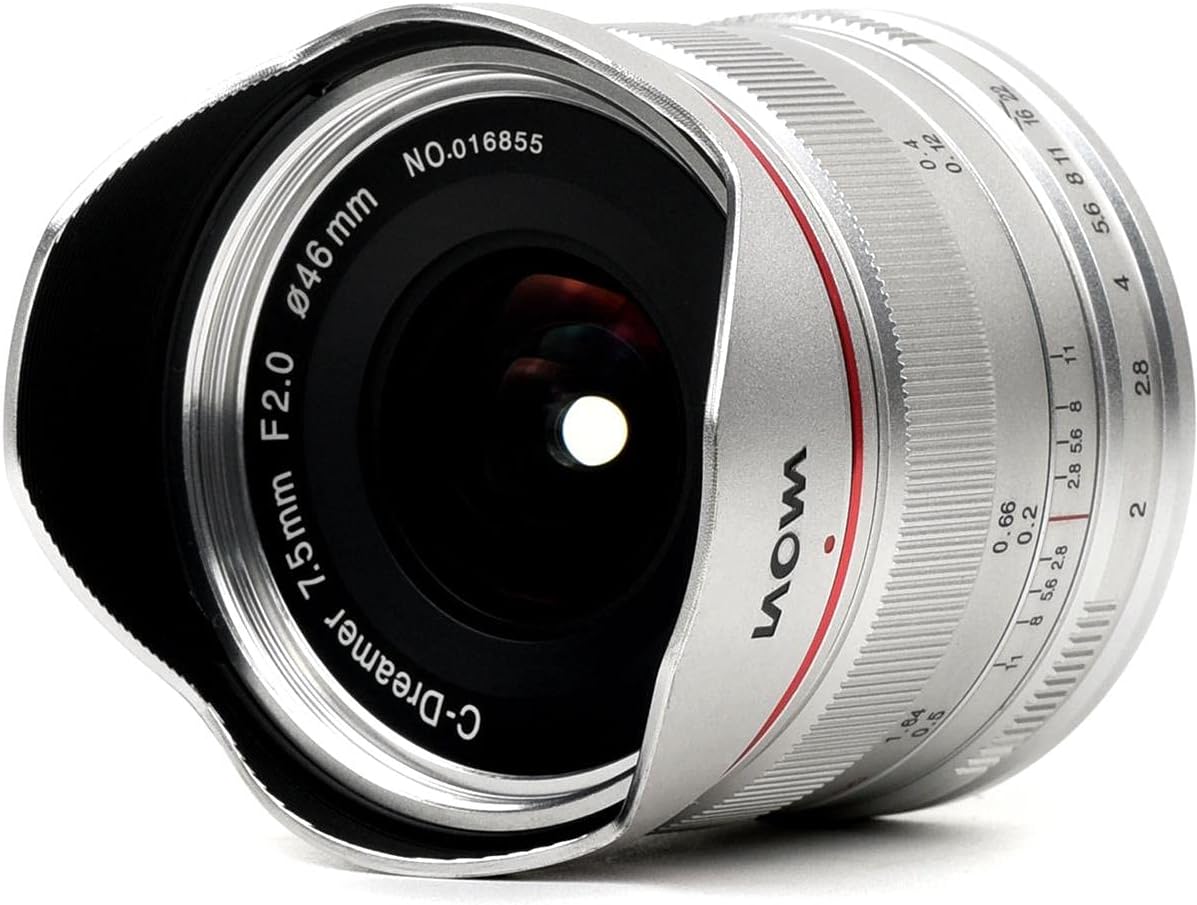 7.5mm f/2 Lens for Micro Four Thirds Mount, Silver Z3887