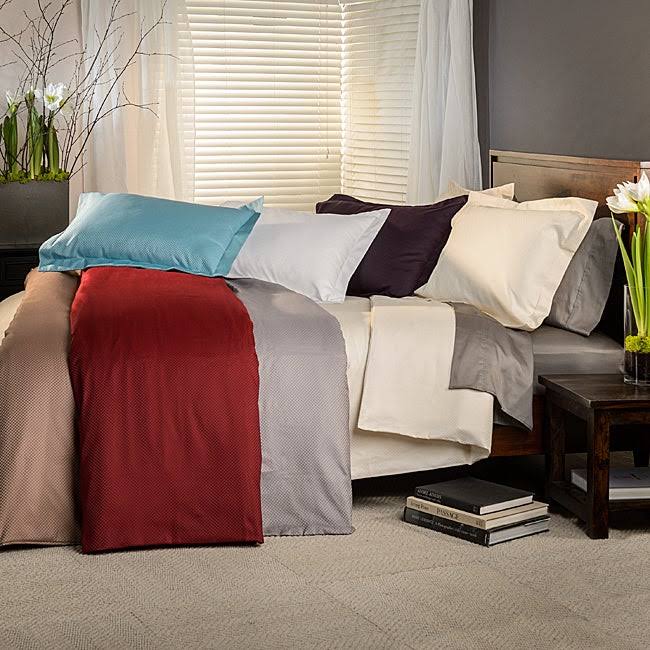 King Teal Cotton Blend Duvet Cover Set C161