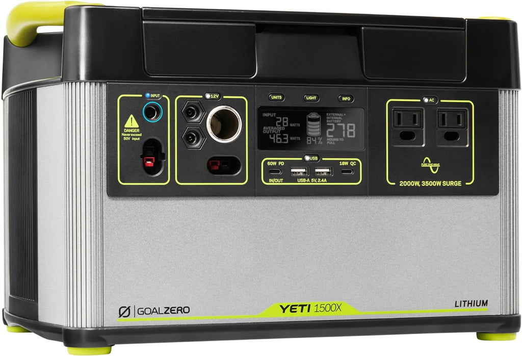Portable Power Station 1516Wh Lithium Battery 2000 Watt E95544