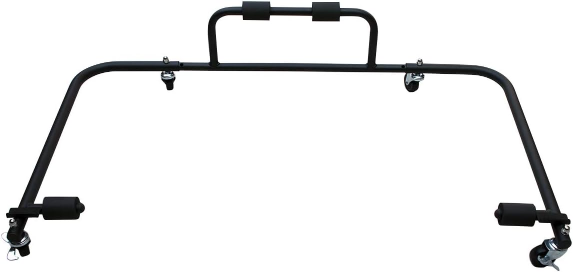 Hard Top Carrier Storage Cart Steel Rack Sliding N1108
