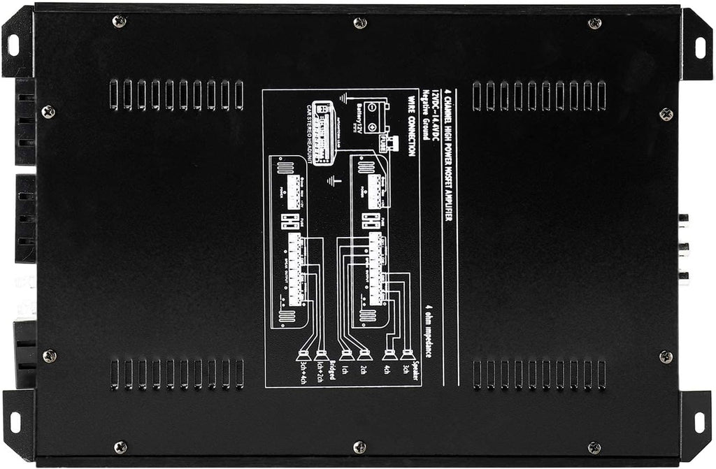 2000W 4 Channel Car Audio Amplifier H804491
