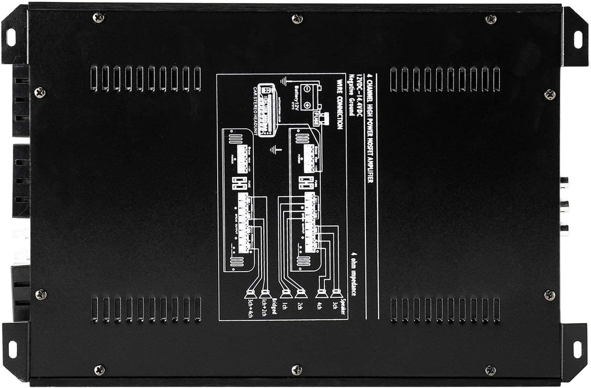 2000W 4 Channel Car Audio Amplifier H804491
