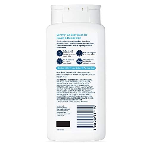 Fragrance Free Body Wash with Salicylic Acid, 10 Ounce H350489