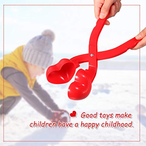 Heart Snowball Maker with Handle Plastic P5191