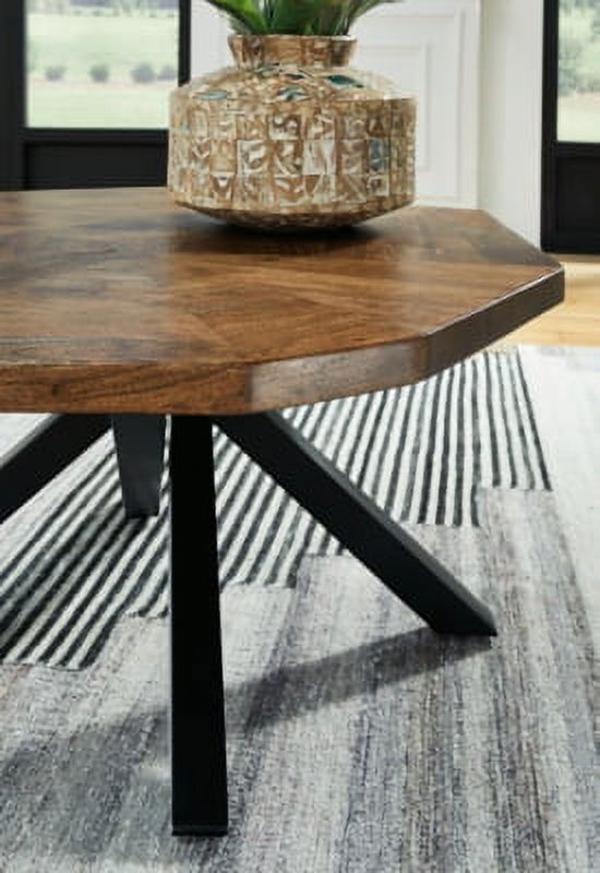 Brown/Black Coffee Table T216