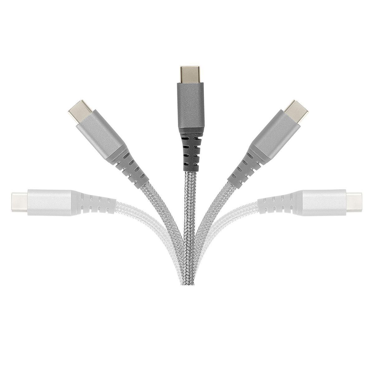 6 ft. USB-C to Lightning Braided Charging Cable V159