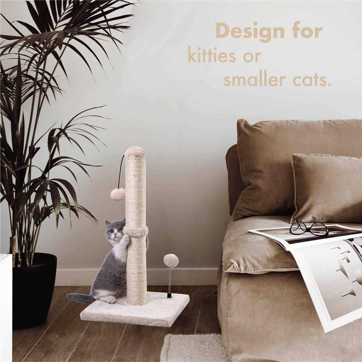 Cat Scratching Post Sisal Hanging Ball K7234