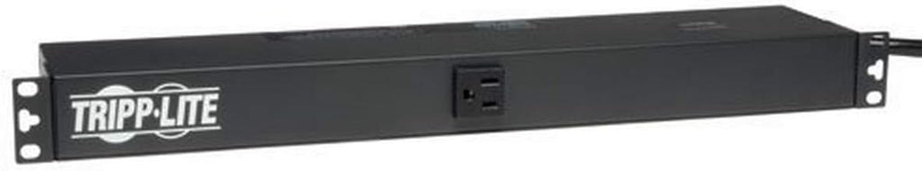 Metered PDU, 15A, 13 Outlets, 120V, 15 ft. Cord, 1U Rack-Mount Power J219595