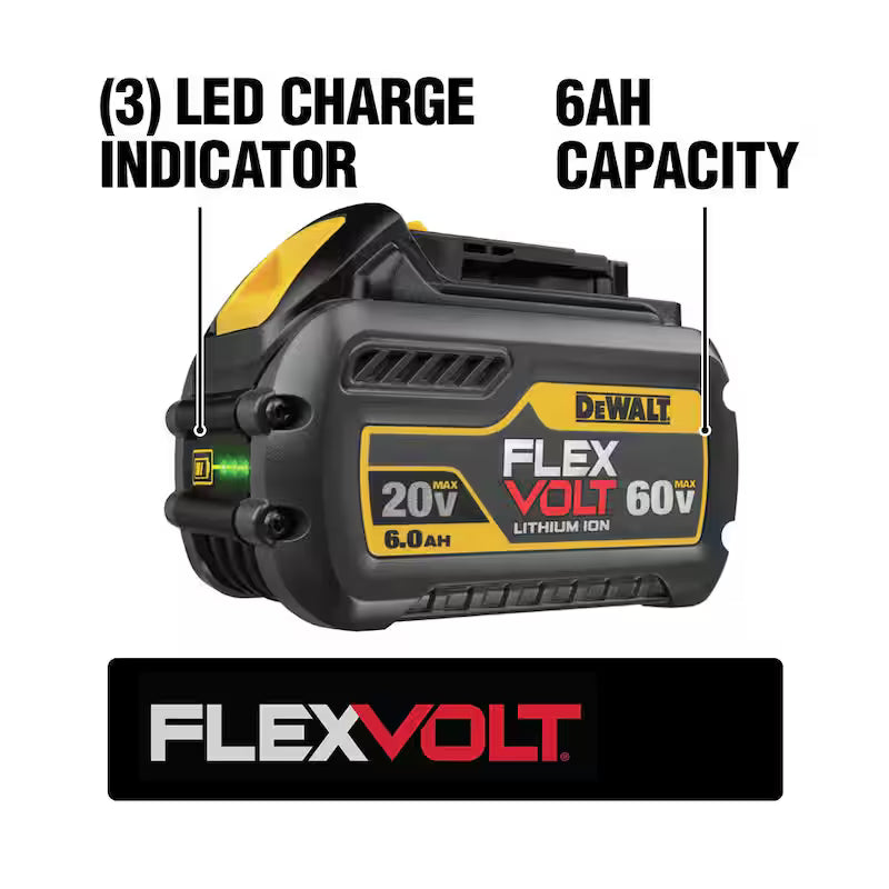 20V/60V MAX Lithium-Ion 6.0Ah Battery 9 Pack W845